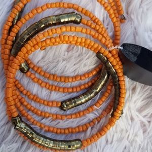 Orange/Gold Bracelet